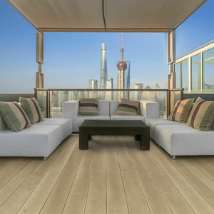 Millboard Terrassendiele Enhanced Grain 32x176 Golden Oak Dachterrasse