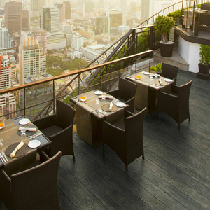 Millboard Terrassendiele Weathered Embered 32x200 Dachterrasse