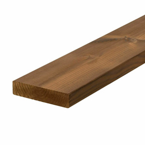 Lunawood Thermokiefer Terrassendiele glatt 26x140 ohne Nut