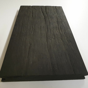 WPC Terrassendiele gealterte Holzstruktur Anthrazit