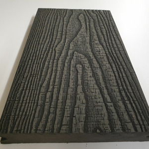 WPC Terrassendiele massiv Holzstruktur dunkelgrau