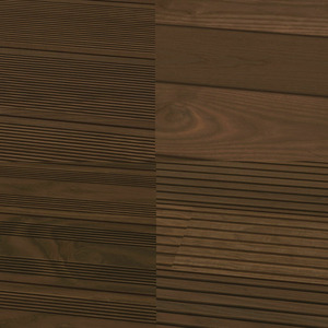 Thermo Esche 21x130 glatt, geriffelt, genutet, franz&ouml;sisch profiliert