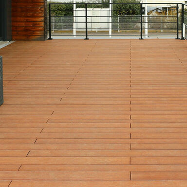 Terrasse aus Bambusholz mit Grad Moso Bamboo N Durance