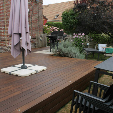 Terrasse aus Bambusholz mit  Grad Moso Bamboo X Treme