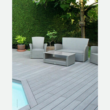 Grad WPC Terrassendielen Nekko Grau