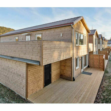 Lunawood als Fassade und Terrasse in Finnland