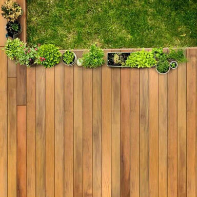 Marfil Terrassendielen, das etwas andere Garapa